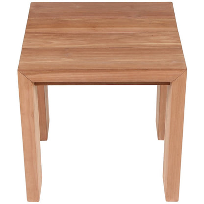 Tulum Natural Teak Outdoor End Table