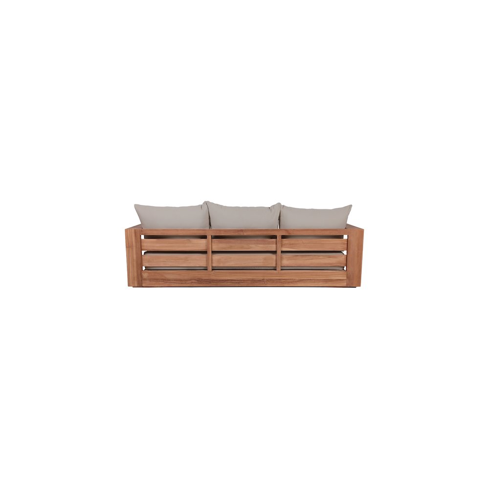 Tulum Grey Water Resistant Fabric Outdoor Sofa