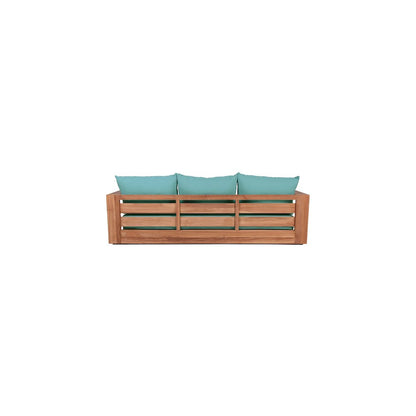 Tulum Blue Water Resistant Fabric Outdoor Sofa