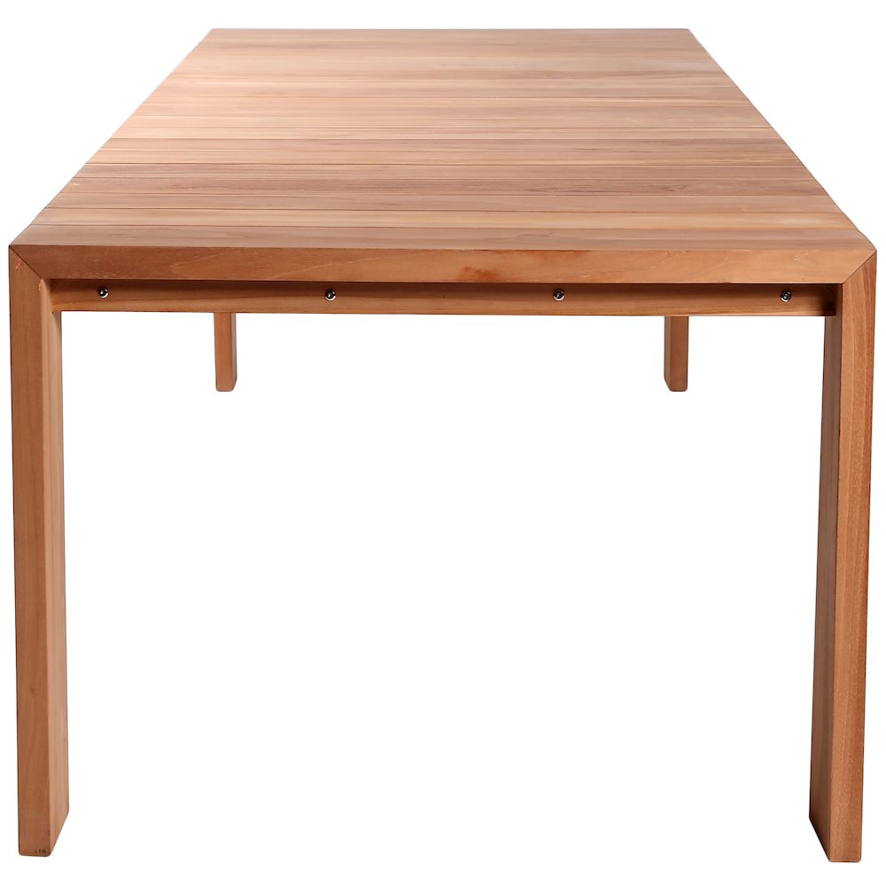 Tulum Natural Teak Outdoor Patio Dining Table