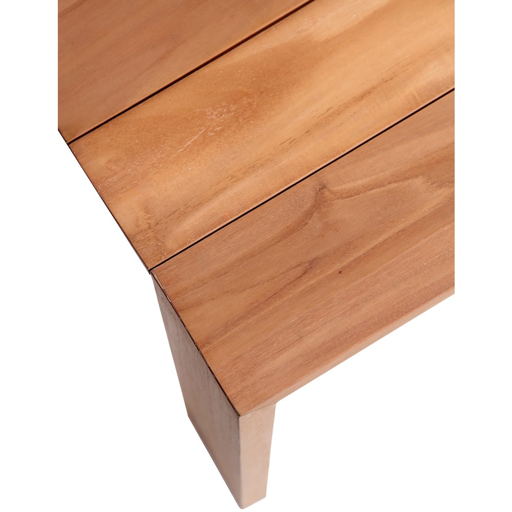 Tulum Natural Teak Outdoor Patio Dining Table