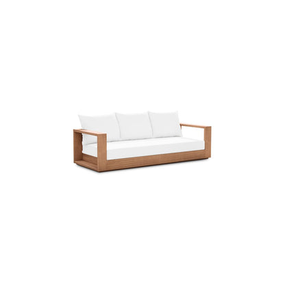 Tulum Off White Water Resistant Fabric Outdoor Sofa