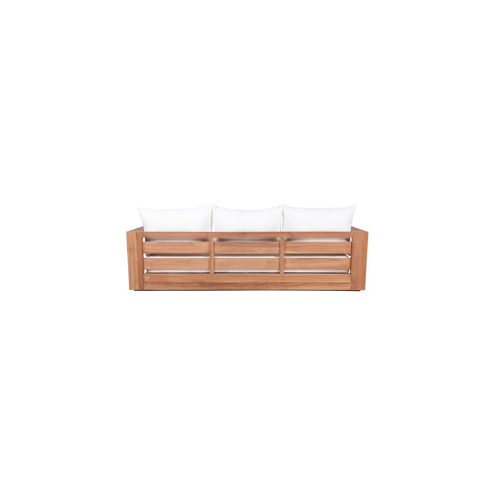 Tulum Off White Water Resistant Fabric Outdoor Sofa