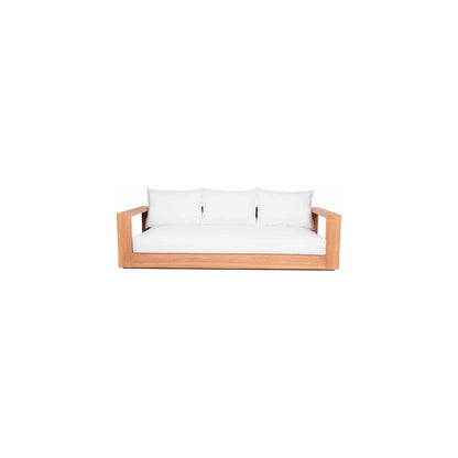 Tulum Off White Water Resistant Fabric Outdoor Sofa