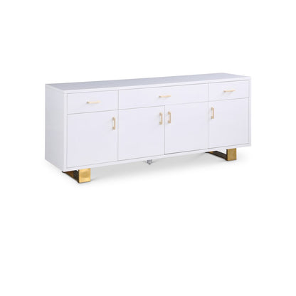 Excel White Lacquer Sideboard/Buffet