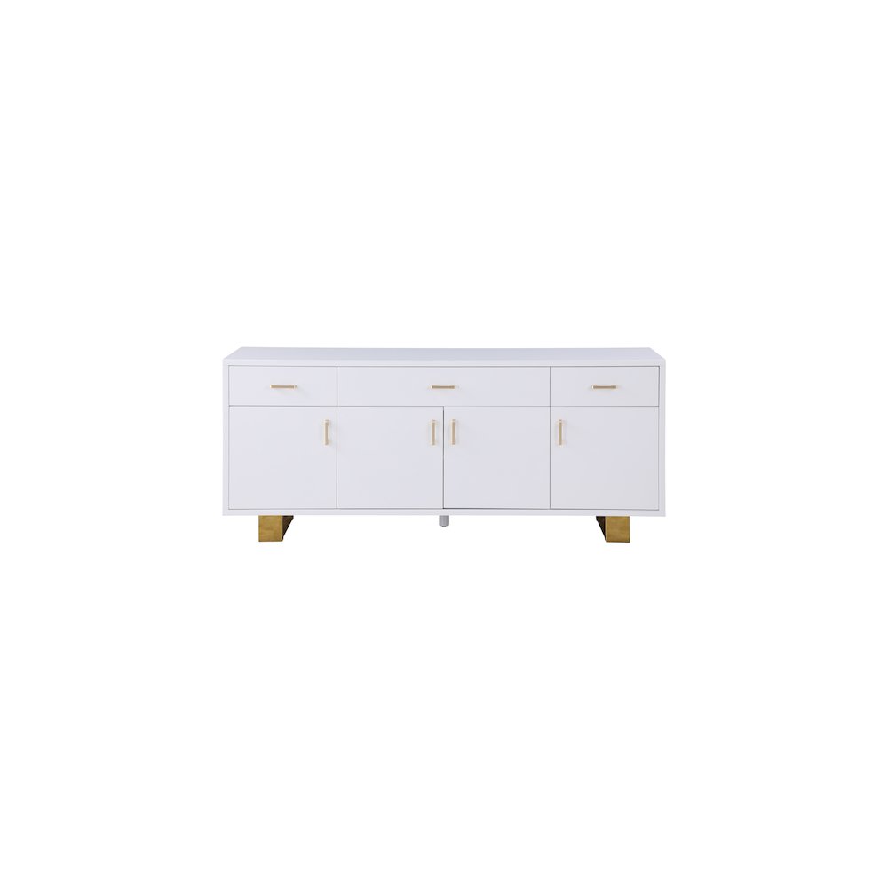 Excel White Lacquer Sideboard/Buffet