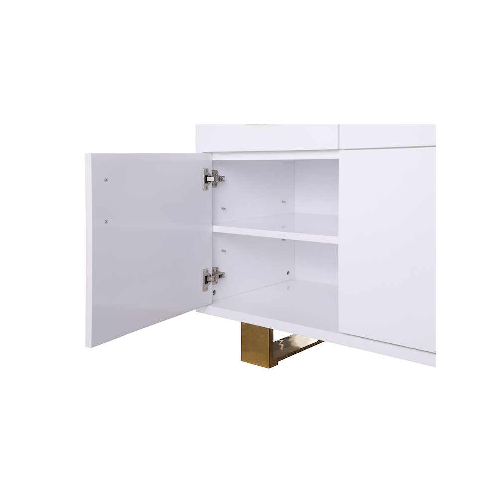 Excel White Lacquer Sideboard/Buffet