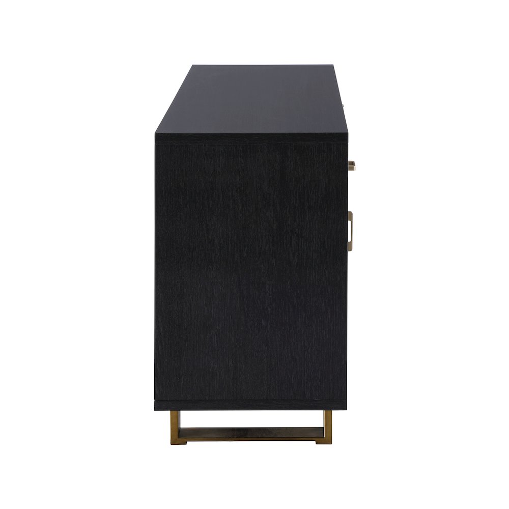 Excel Grey Oak Veneer Lacquer Sideboard/Buffet