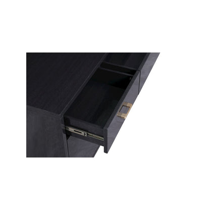 Excel Grey Oak Veneer Lacquer Sideboard/Buffet
