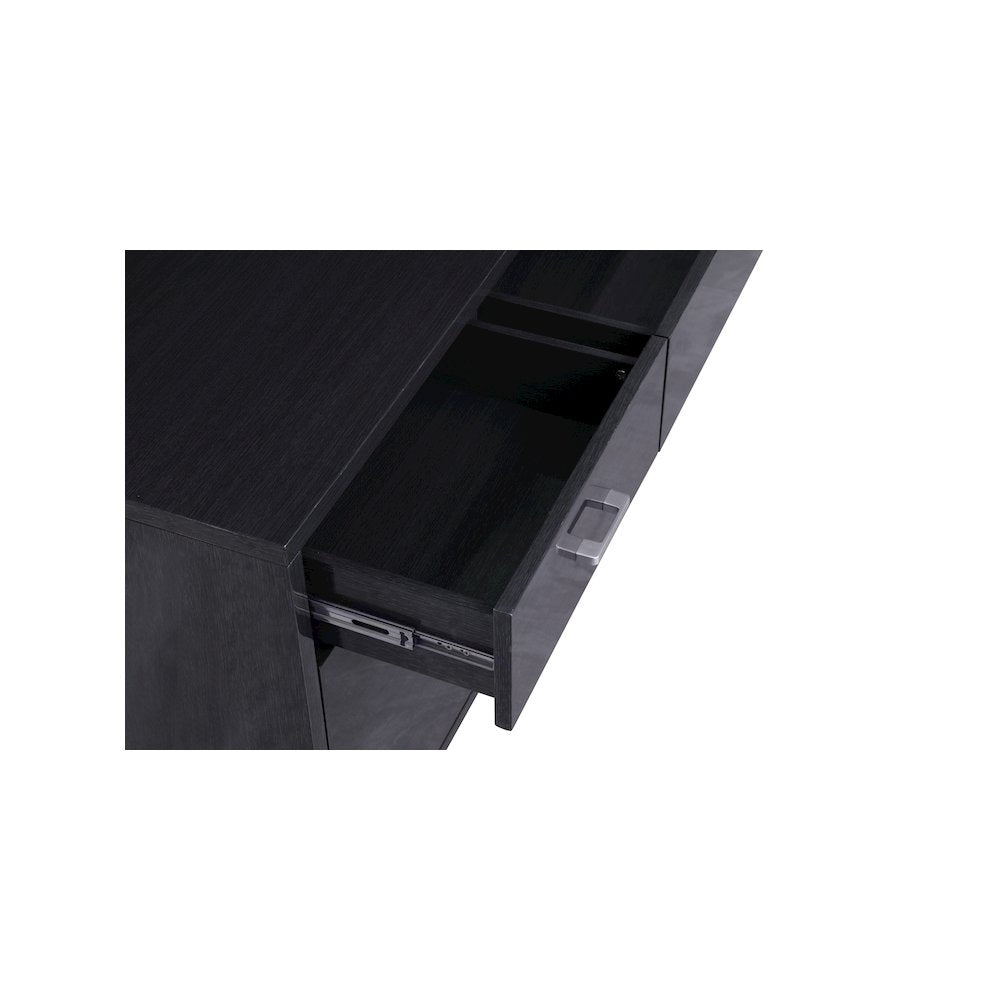 Excel Grey Oak Veneer Lacquer Sideboard/Buffet