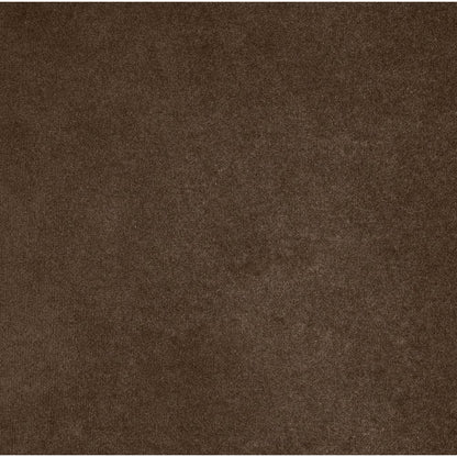 Velin Brown Velvet Upholstered Ottoman / Stool
