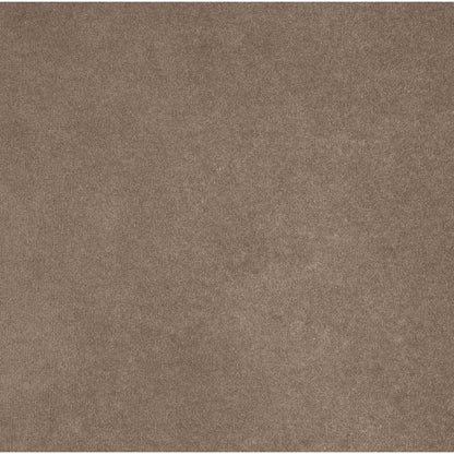 Velin Taupe Velvet Upholstered Ottoman / Stool