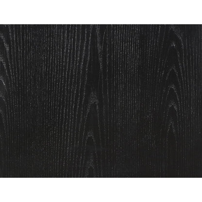 Kaya Black Vegan Leather Night Stand