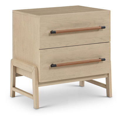 Kaya Natural Vegan Leather Night Stand