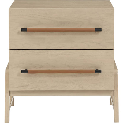 Kaya Natural Vegan Leather Night Stand