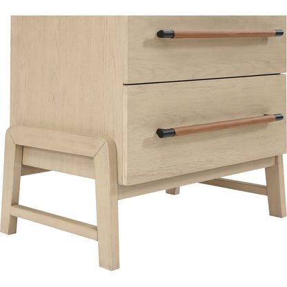 Kaya Natural Vegan Leather Night Stand