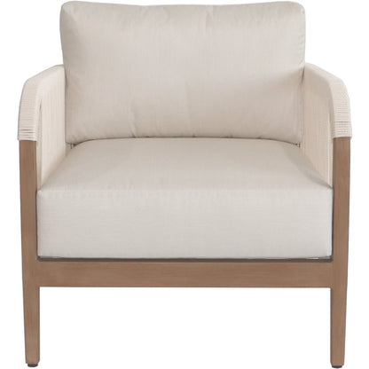 Maui Cream Water Resistant Fabric Outdoor Patio Chair