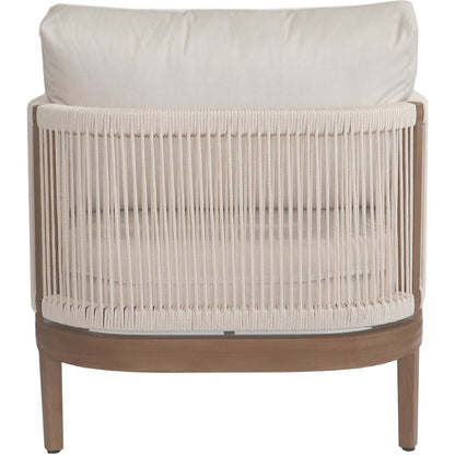 Maui Cream Water Resistant Fabric Outdoor Patio Chair