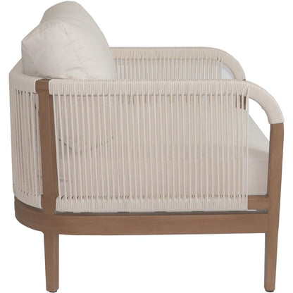 Maui Cream Water Resistant Fabric Outdoor Patio Chair