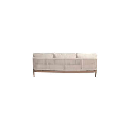 Maui Cream Water Resistant Fabric Outdoor Patio Sofa