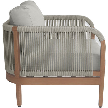 Maui Grey Water Resistant Fabric Outdoor Patio Chair