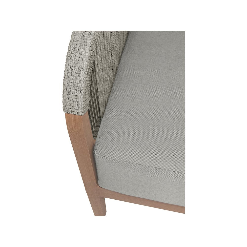 Maui Grey Water Resistant Fabric Outdoor Patio Chair