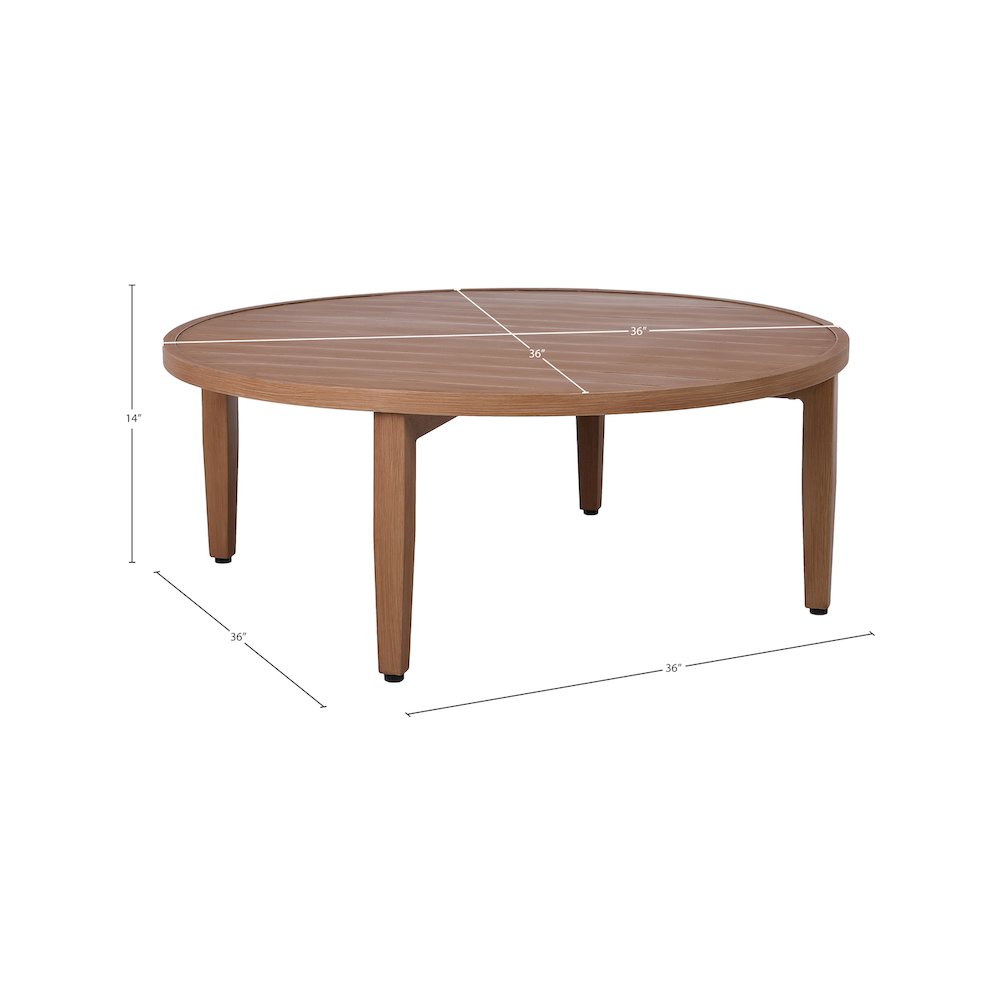 Maui Natural Outdoor Patio Coffee Table