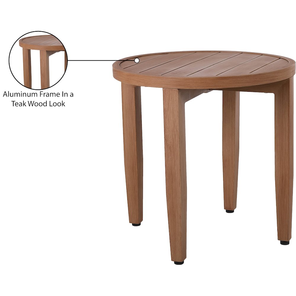 Maui Natural Outdoor Patio End Table