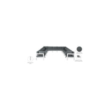 Nizuc Grey Water Resistant Fabric Outdoor Patio Modular Sectional