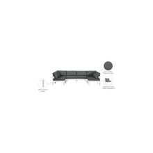 Nizuc Grey Water Resistant Fabric Outdoor Patio Modular Sectional