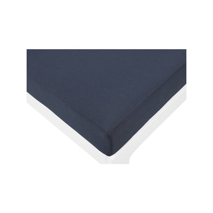 Nizuc Navy Water Resistant Fabric Outdoor Patio Modular Sofa