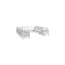Nizuc White Water Resistant Fabric Outdoor Patio Modular Sectional