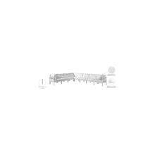 Nizuc White Water Resistant Fabric Outdoor Patio Modular Sectional