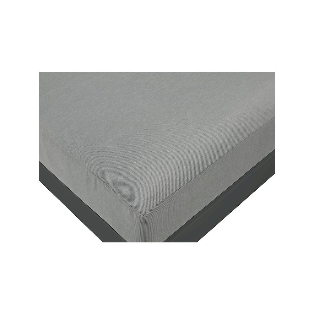 Nizuc Grey Water Resistant Fabric Outdoor Patio Modular Sofa
