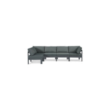 Nizuc Grey Water Resistant Fabric Outdoor Patio Modular Sectional