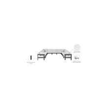 Nizuc White Water Resistant Fabric Outdoor Patio Modular Sectional