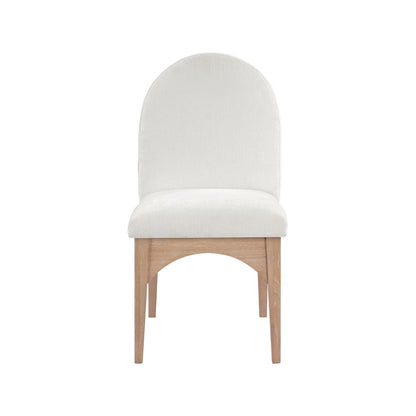 Waldorf Cream Chenille Fabric Dining Chair