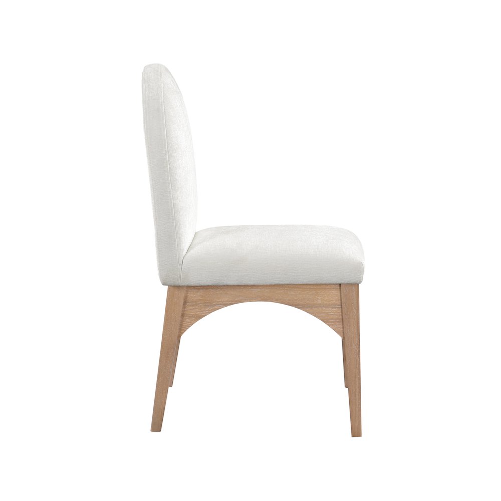 Waldorf Cream Chenille Fabric Dining Chair