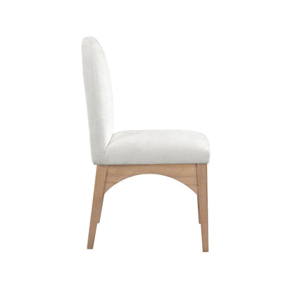Waldorf Cream Chenille Fabric Dining Chair