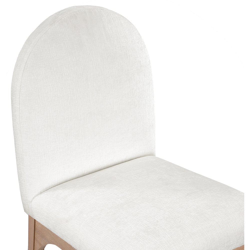 Waldorf Cream Chenille Fabric Dining Chair