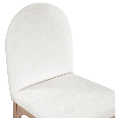 Waldorf Cream Chenille Fabric Dining Chair