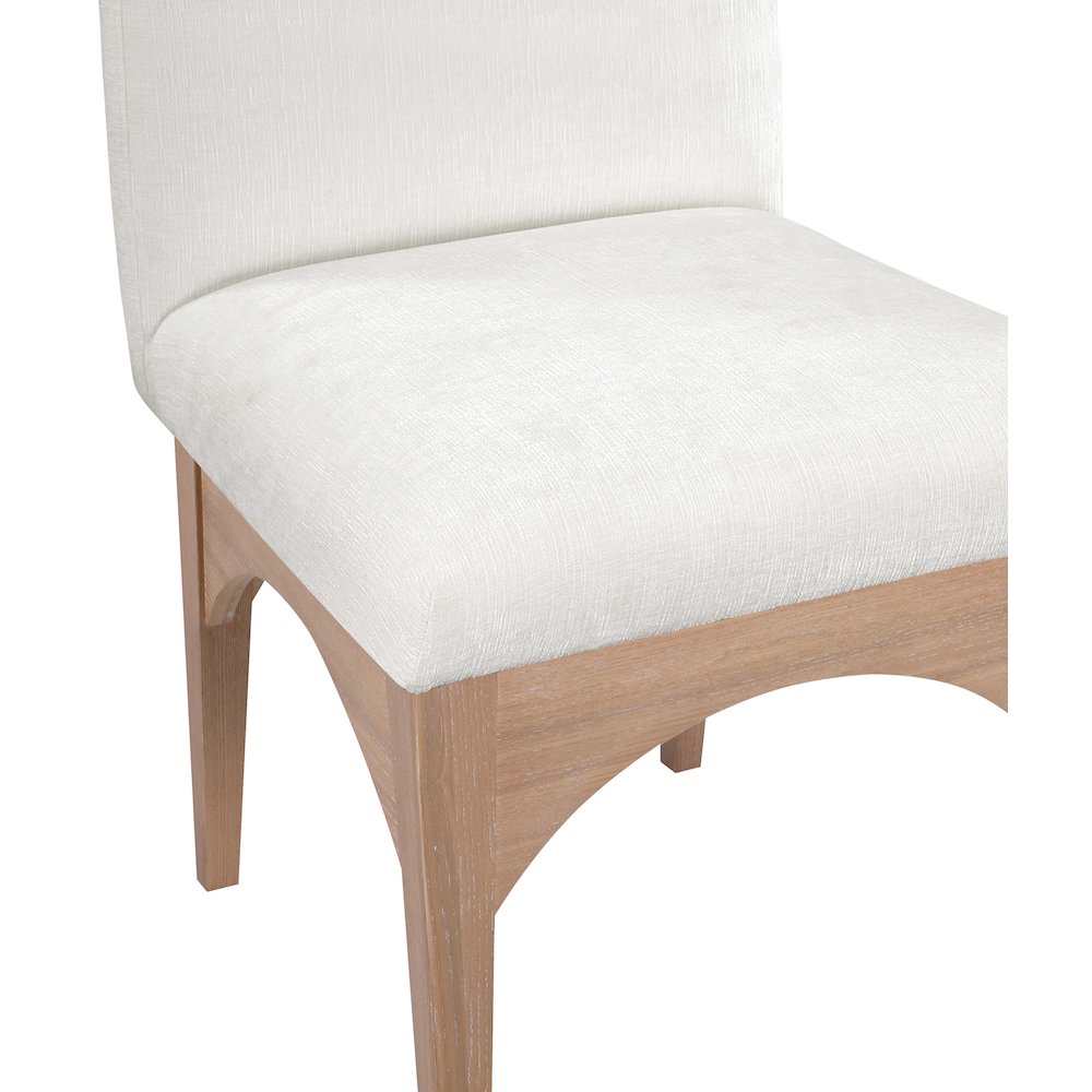 Waldorf Cream Chenille Fabric Dining Chair