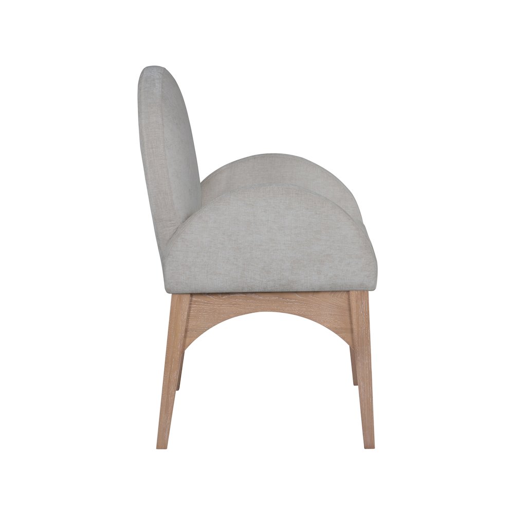Waldorf Grey Chenille Fabric Dining Chair
