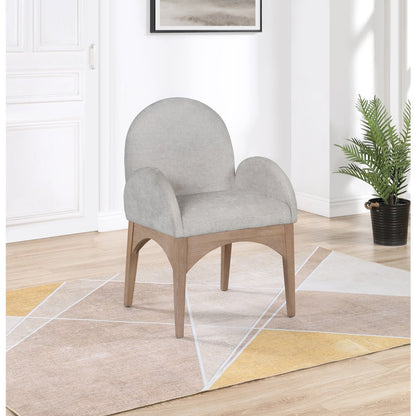 Waldorf Grey Chenille Fabric Dining Chair