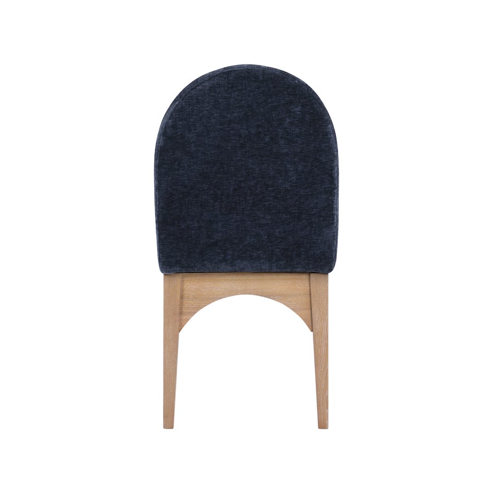 Waldorf Navy Chenille Fabric Dining Chair