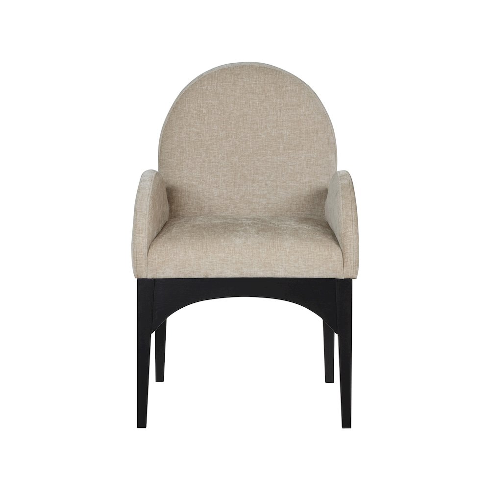 Waldorf Beige Chenille Fabric Dining Chair
