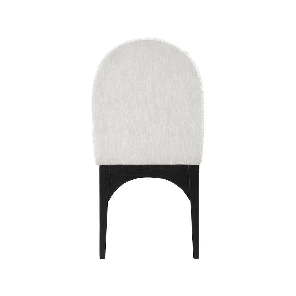 Waldorf Cream Chenille Fabric Dining Chair