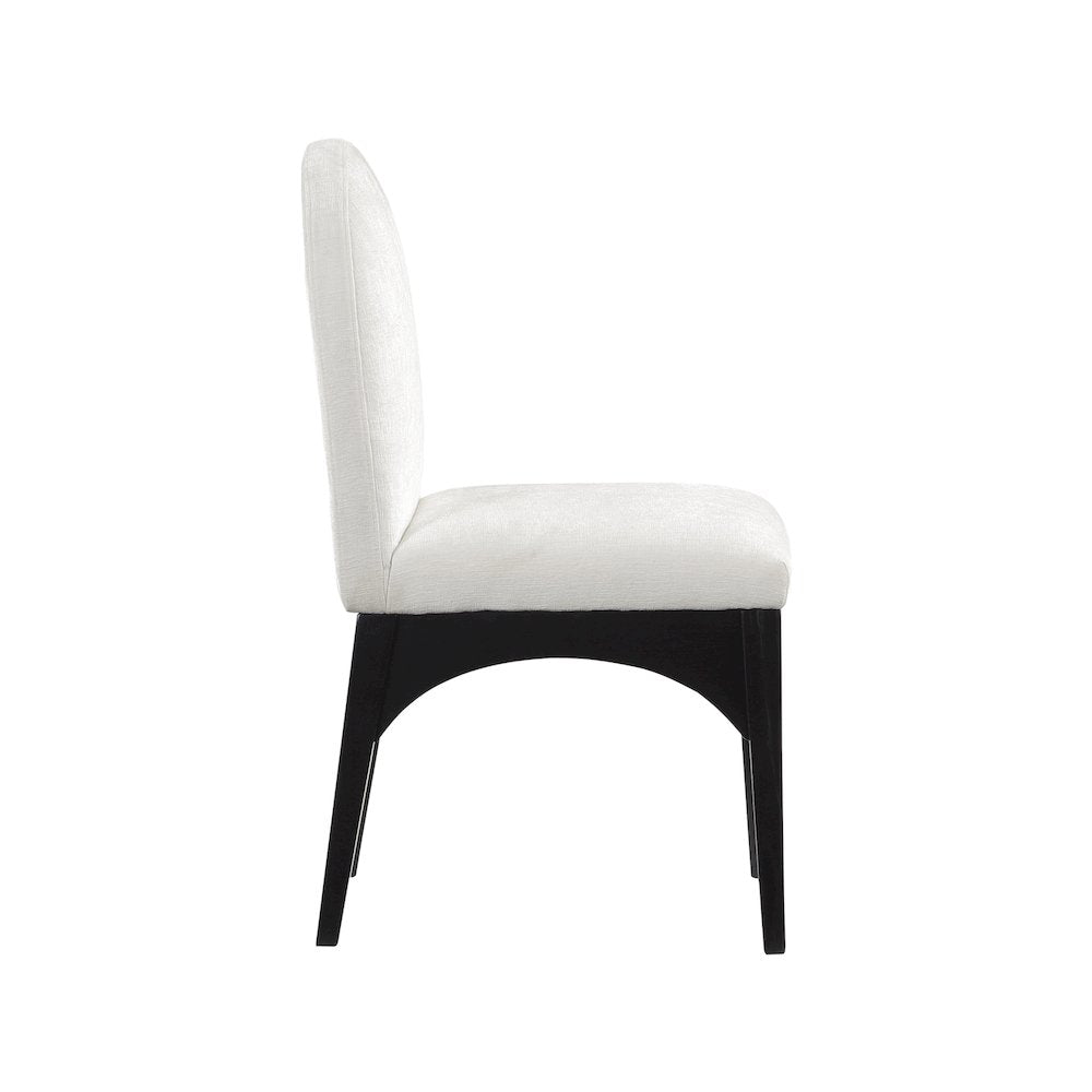 Waldorf Cream Chenille Fabric Dining Chair