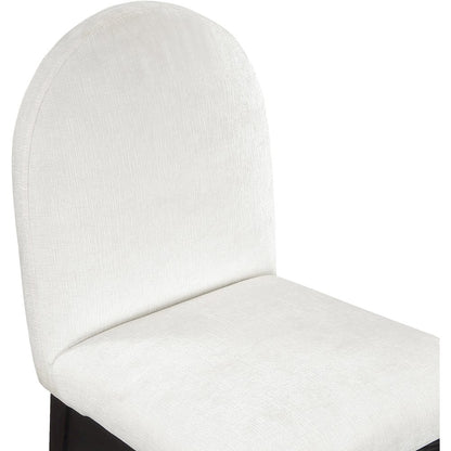 Waldorf Cream Chenille Fabric Dining Chair