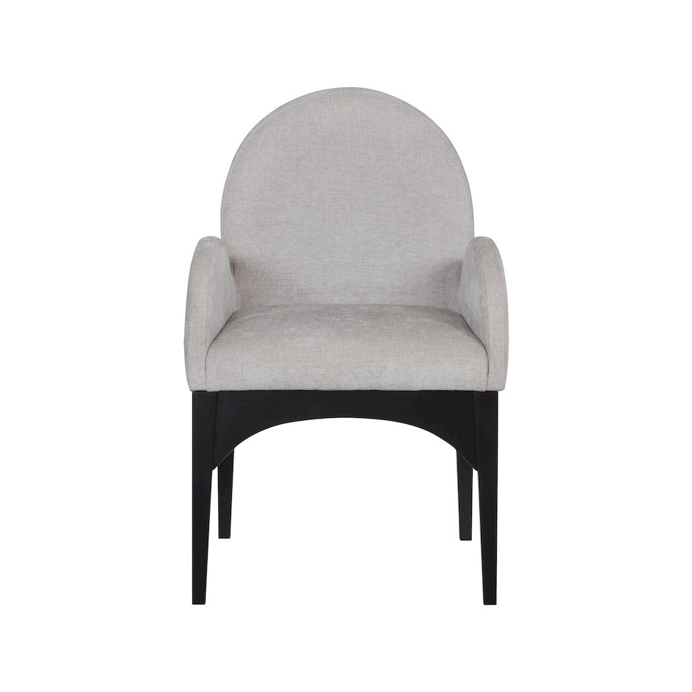 Waldorf Grey Chenille Fabric Dining Chair